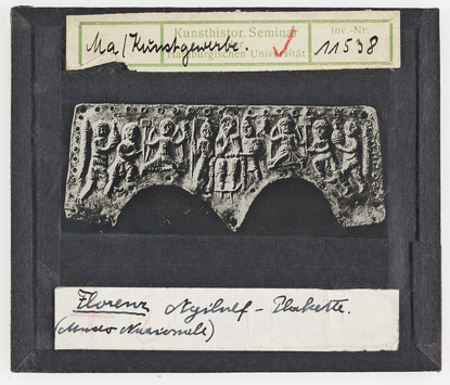 Vorschaubild Florenz: Agilulf-Plakette. Museo Nazionale Diasammlung